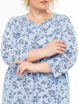 Ночная сорочка женская, цвет голубой