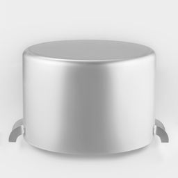 Кастрюля, 20 л, d=35 см, с крышкой, штампованный алюминий, серебристая