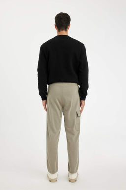 Мужские облегающие спортивные штаны с карманами-карго и прямыми штанинами - Defacto фото 8