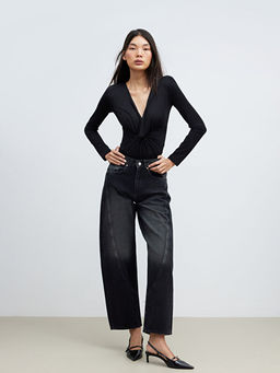 Balloon Fit Kad?n Jean Pantolon