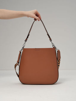 Сумка кожаная на плечо Azaro 30868 коричневый