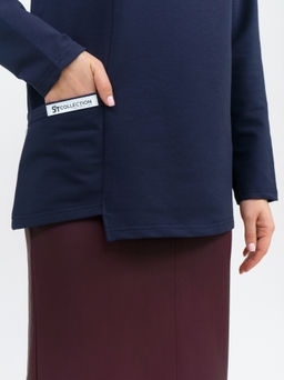 787 Туника "Серо-синий"