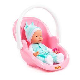 Пупс Весёлый (35 см) с соской и переноской (в пакете) - Полесье фото 3