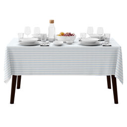 Скатерть 180х145см Марина Дор полоса, длина стола до 140см, на 6 персон, рогожка, хлопок Премиум 186г/м2, упаковка классическая 28х41см, Домашняя мода (Россия)  фото 4