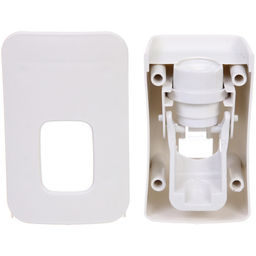 Подставка для умывальных принадлежностей "Универсальная" 4 стакана + дозатор для зубной пасты 6291-2