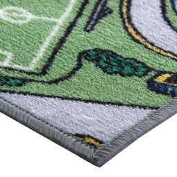 Палас «Лунапарк», 200×350 см, зелёный