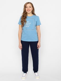 CRB wear/FSMW 70122-41 Брюки женские,темно-синий/Ex.Cherubino  фото 2