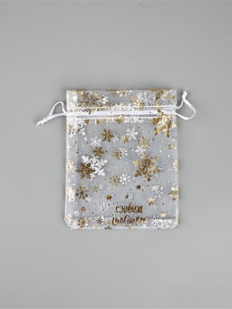 Цена за 2 шт. Набор мешков «С Новым счастьем!», органза 10 шт  10 х 12 см