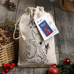 Набор в мешочке Этель Тепла и уюта: полотенце 40х73 см, формочки для запекания - 3 шт.  фото 2