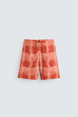 OTIS KWAME KYE QUAICOE PRINTED LONG SWIMMING TRUNKS - Zara фото 15