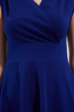 TRENDYOLMILLA Siyah A-Kesim Dokuma Midi Elbise TPRAW25EL00183  фото 3