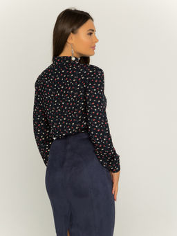 02-757 Блуза - Вишня фото 3