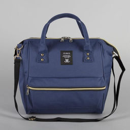 Сумка-рюкзак 2 в 1 на колёсах 18, отдел на молнии, наружный карман, цвет синий - Simaland фото 8