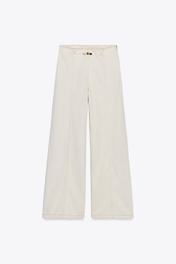 Z1975 WIDE-LEG HIGH-WAIST BEADED JEANS - Zara фото 14