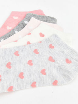 Desenli Kad?n Patik ?orap 5li