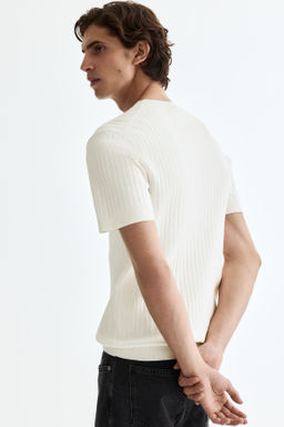 Camiseta de punto Slim Fit - H&m фото 5
