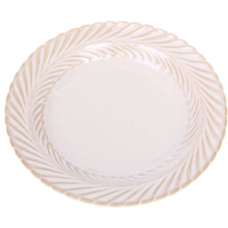 Чайная пара "Верона" (кружка 230мл, блюдце) полоска бежевая