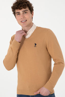 Erkek Camel Basic Kazak - U.s. polo assn фото 3
