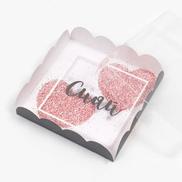 Цена за 5 шт. Коробка для печенья, «Сияй от счастья», 12×12×3 см