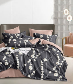 Постельное белье сатин люкс - Жемчуга 1.5 сп. (нав.70х70)