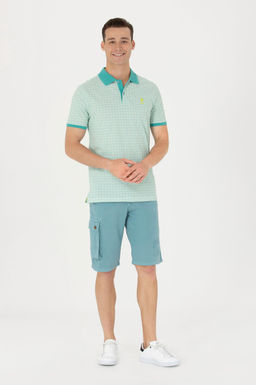 U. S. Polo Assn Мужские мятные тканые шорты - U.s. polo assn фото 3