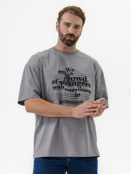 CHILLEASY 320002С-29 Футболка мужская, Серый