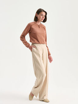 F?rf?rl? Bisiklet Yaka Bluz