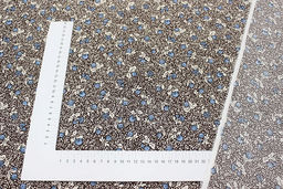 Импорт. хлопок Агапия цв.коричневый, ш.1.45м, хлопок-100%, 100гр/м.кв - Купава фото 4