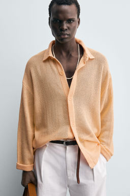 OPEN WEAVE SHIRT - Zara фото 6