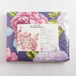 Покрывало 1,5 сп Экономь и Я Пионы 150х2105см  фото 4