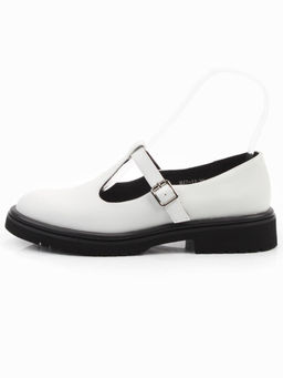 06-M47-12 WHITE Туфли женские (натуральная кожа)