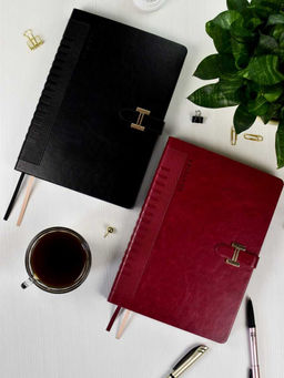 Ежедневник недатированный ESCALADA, А5+, 160 л., арт. 67184/ 10 САРИФ ЧЁРНЫЙ