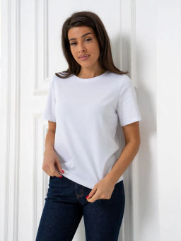 Футболка базовая 721/белый - Ihomelux фото 4