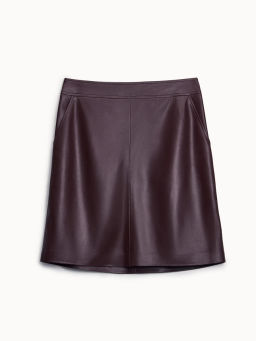 Юбка мини из ткани под кожу ZR2609013501-27 / Zarina