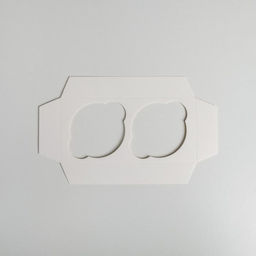 Цена за 5 шт. Коробка для капкейков, кондитерская упаковка, 2 ячейки «8 Марта», 16×8×10 см