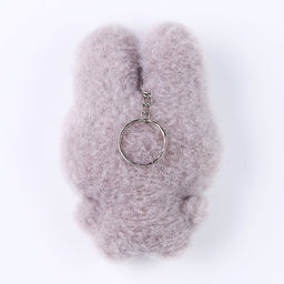 Мягкая игрушка Зайка с морковкой на брелоке, цвета МИКС - Simaland фото 2