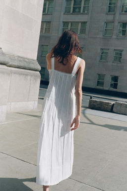 ZW COLLECTION LONG TRIM DRESS - Zara фото 3