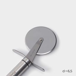 Нож для пиццы и теста Magistro Solid, 20.5 см, d=6.5 см, хромированный фото 4