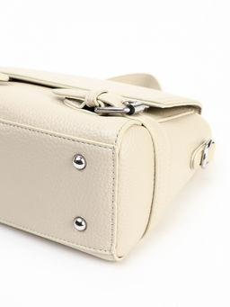 Сумка женская мессенджер на магните, 22×11×17 см, серая