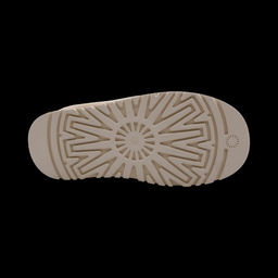 Тапочки на меху V136 бежевые