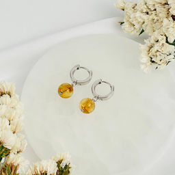 Серьги из Цитрина
