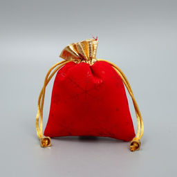 Цена за 5 шт. Мешочек подарочный замша Поздравляю тебя, снежинки, тиснение, 10 х 12 см +/- 1.5 см