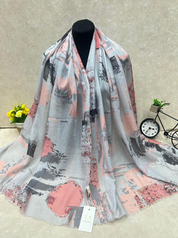 Легкий платок на голову и шею, мультицвет