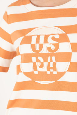 U. S. Polo Assn Женская футболка с круглым вырезом в виде плитки - U.s. polo assn фото 7