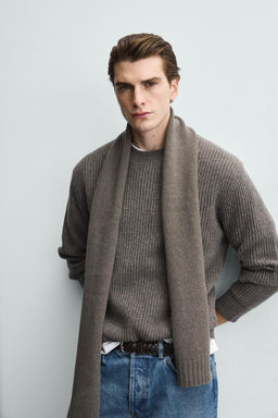 TEXTURED WOOL JUMPER - Zara фото 7