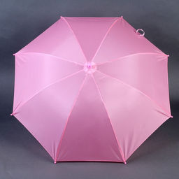 Зонт детский полуавтоматический d=90см, цвет светло-розовый