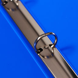 Папка на 4 кольцах А3, Calligrata Standard=27 мм, 800 мкм, горизонтальная, синяя