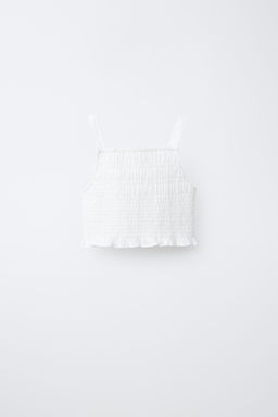 PACK CAMISA CON TOP SCHIFFLY / Blanco roto - Zara фото 5
