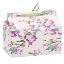 Цена за 5 шт. Коробка кондитерская, упаковка «В гости», 15 х 10 х 18 см