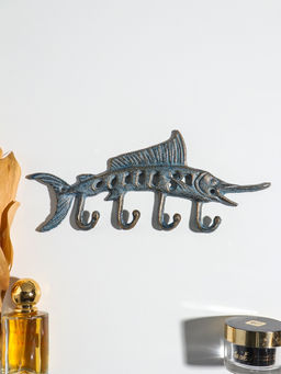 Крючки декоративные чугун "Осётр" 25,5х11х1,5 см